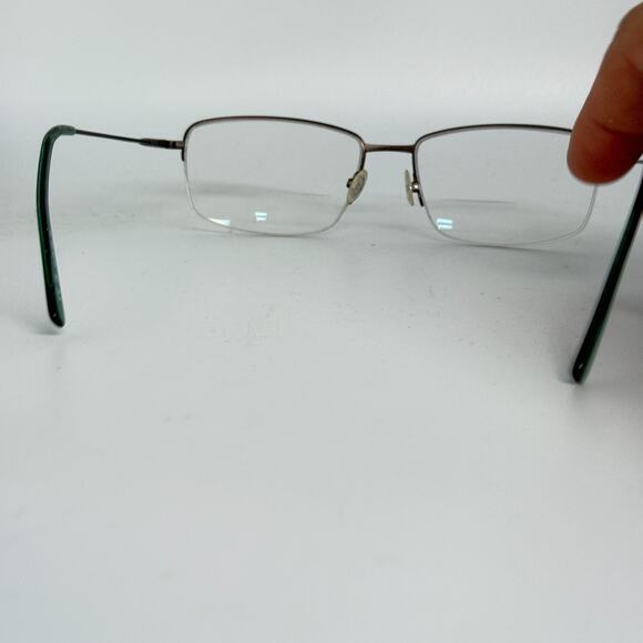Elliot Ives Wingnut Half Rim Brown Eyeglasses Frame 61-18-150 H17836‎ - Picture 3 of 7